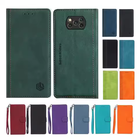 Wallet Flip Case For Xiaomi Poco X3 Pro Phone Case Etui Xiaomi Poco X3 NFC X 3 Pro global version Co