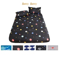 SunnySunny 2 In 1 Bedsheet Set Bed Sheet &amp; Pillowcase With 4 Sizes Single /Super Single/Queen/King