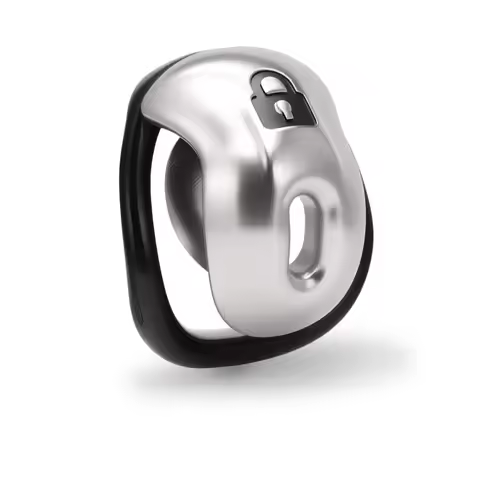 Men'S Small Lid Chastity Lock Fake Women Cb Chastity Device Embedded Cock Cage Invisible Lock Seat L