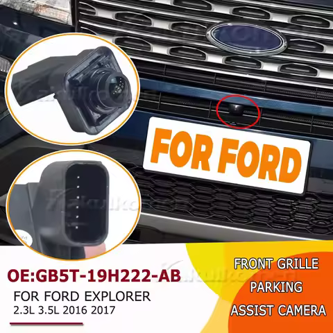 For Ford Explorer 2.3L 3.5L 2016 2017 2018 2019 Auto Car Front Grille Parking Assist Camera GB5T19H2