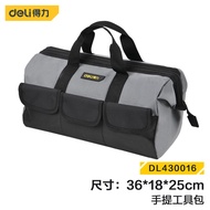 Deli Tool Bag / Tas Simpan Perkakas Multifungsi Bahan Kuat DL43001X