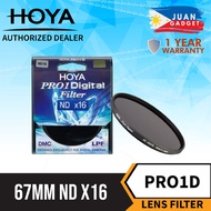 Hoya 67mm Pro1D NDX16 4 Stop Multi-Coated Neutral Density ND Filter for Camera Lens