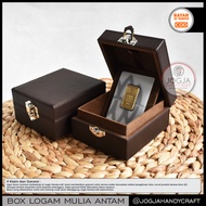 PREMIUM Box Logam Mulia Antam Berjahit / Kotak Tempat Emas Antam
