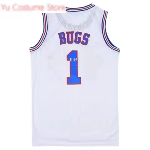 Yu Costume Bunny BUGS Cosplay Basketball Jersey LOLA Sewing Shirt Halloween Easter Party For Women a