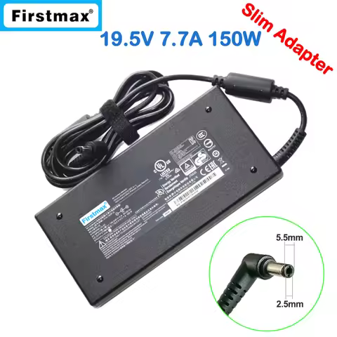 150W Gaming Laptop Charger for MSI GS70 GS60 GP72 GP70 GP62 GP60 GL72 GL62 GE72 GE70 GE62 GE60 GS75 