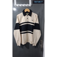 [read description] Preloved Noforty Newtro Rugby Shirt Cream