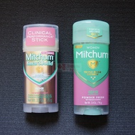 New Mitchum armpit antiperspirant gel Solid Perfume Deodorant 48 hours dry seamless aluminum-free jasmine fragrance