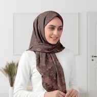 Hi'sho Scarves - Beautiful and Elegant Lasercut Square Hijab Freya Series tudung bawal