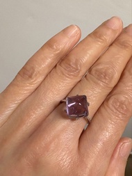 紫水晶S925純銀糖塔戒指 Amethyst S925 silver ring,rings,bracelet,bracelets,earring,earrings,pendant,pendants 白