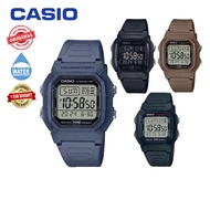 [100% Original] 1 YearsWarranty Casio General Digital Resin Strap Men's Watch W-800H