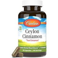 Carlson - Ceylon Cinnamon, Cinnamon Supplements, 500 mg, Cinnamon Extract Pills, Ceylon Cinnamon Cap