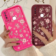 Pink Broken Flowers Phone Case For VIVO Y17 Y11 Y15 Y12 Y12i Y3S 1901 1902 1904 Y17S Y16 Y15S Y15A Y