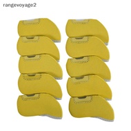 [rangevoyage2] 10pcs/set Embroidery Number Golf Iron Head Covers Iron Headovers Wedges Covers [MY]