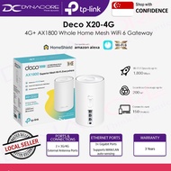 TP-Link Deco X20-4G 4G+ AX1800 4G LTE Modem Direct Sim Card WiFi 6 Mesh Router