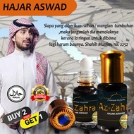 ( ORIGINAL PARFUM SOLAT ISLAMI NON ALKOHOL ) - aZahra Minyak Wangi Parfum Hajar Aswad Asli kental im