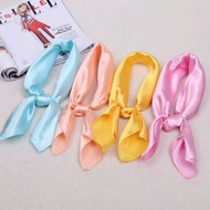 Square silk scarf for women 70 70x70cm turban bandana, beautiful, high-quality head covering to make