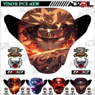 Winshield HONDA PCX 160 new NARUTO Cool visor Sticker (018)/SASUKE Image Winshield Sticker/Cartoon Winshield Sticker/Cool Picture Winshield Sticker/visor Sticker