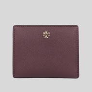 Tory Burch Emerson Colorblock Mini Wallet 84740 Claret Eclipse