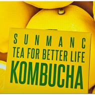 [SUNMAN] Kombucha Lemon Flavor 5g (10 Sticks / 20 Sticks) Sugar-Free Diet Sparkling Tea Drink with 1