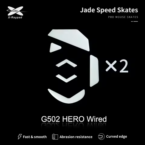 Xraypad Jade mouse skates for Logitech G502 Hero wired X-raypad mouse skates