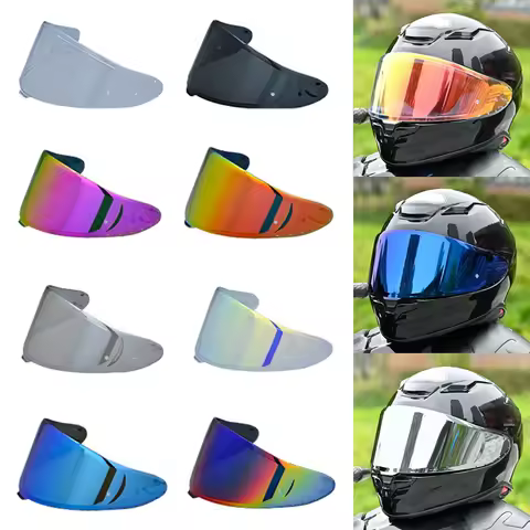 Durable Motorcycle Helmets Visor Helmet Face Shield Lens Visor Plating Uv Protection Lens Faceshield
