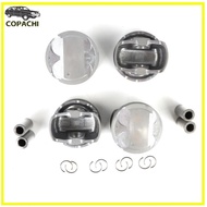 4pcs G4NH 2.0 Engine Pistons&Rings Set For 2015-2024 Hyundai Elantra Kona Tucson Veloster Forte Selt
