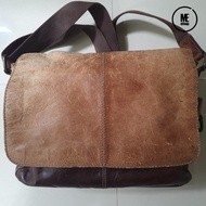 Tas selempang Pria Kulit asli FOSSIL MURAH