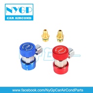 Quick Couple R134a Adapter manifold gas connectors r134a Adjustable AIRCOND Connector Joint NYGP