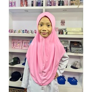 TUDUNG SEKOLAH 1 LAPIS (PINK PPIM)