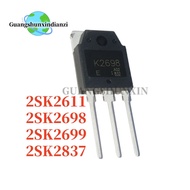 5Pcs K2611 K2698 K2699 K2837 2SK2611 2SK2698 2SK2699 2SK2837 TO-3P Field Effect Transistor