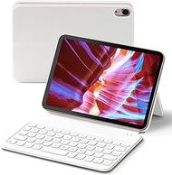 ESSAGER F22 iPad Mini 6 Case with Keyboard (8.3", 2021), Magnetic Keyboard Case, Wireless Keyboard, Floating Cantilever Stand, Thin &amp; Light for iPad Mini 6th Gen 8.3" (2021) (White)