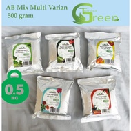 Pupuk AB Mix Sayur dan AB Mix Sayur Buah 500 gram (untuk 200 liter