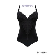 Sabina Body Shaping Bodysuit Strong Support Frame Code SAY036BK-Black