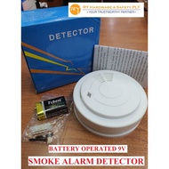 BATTER OPERATED (9V) HOUSEHOLD SMOKE ALARM (DETECTOR)