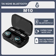 Tai nghe bluetooth Newest M10 V5.1 Tai Nghe Không Dây Kèm Pin Sạc Bên Trong Tai Nghe Bluetooth Khôn