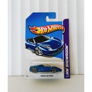 HOT WHEELS HOTWHEELS FERRARI 458 SPIDER BLUE BLUE