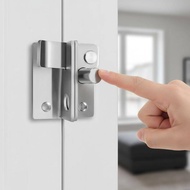 [ECM] Flip Slide Bolt Latch Safety Gate Door Lo Catch Easy Install Stainless Steel Latch for Patio C