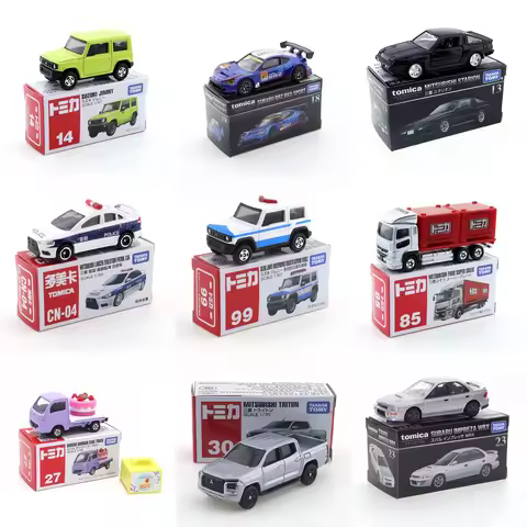 TAKARA TOMY Tomica Diecast 1/64 Mitsubishi Subaru Suzuki Jimny WRX Collectible ToysDie-casting Autom