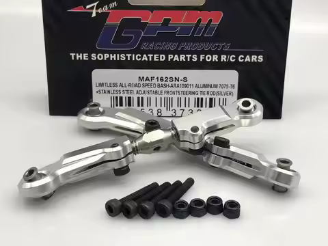 GPM Alloy Aluminum + Stainless Steel Front Steering Tie Rod for ARRMA 1/7 LIMITLESS 1/8 TYPHON 6S BL