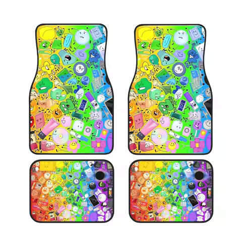 BFDI Group In Rainbow Sky 2021 Simple And Elegant Four Piece Floor Mat Set For Your Car Cabin Enhanc