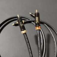 Furutech Alpha serics μ-P2.1 HiFi RCA cable OCC conductor fidelity audio soft wire with high grade WBT 0102cu RCA plug