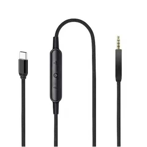 Quality USB C to 2.5mm Headphone Cable for QC25/QC35/QC35II/QC45/NC700/Y40/Y45/Y50 Headphone Cord wi