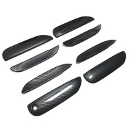 2008-2013 Honda-FIT/JAZZcarbon fiber Car Door Handle, Door Handle Inner Bowl Cover, door bowl sticker abs plated Car Door Handle, Door Handle with smart hole