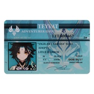 Genshin Impact Anime Identification ID Card PVC Photocard Figure Cosplay Collection Card