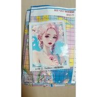 9ct cross-stitch painting with 4 threads