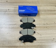 Akebono ผ้าดิสเบรคหน้า HONDA City 09-14 Jazz GE 08-14 Civic FD 1.8 รหัส AN-376WK