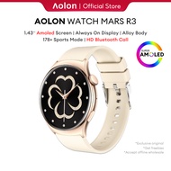 Aolon Mars R3 AMOLED Smart Watch Couple Long Battery Blood Oxygen Heart Rate Bluetooth Call Waterpro