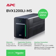 APC BVX1200LI-MS 1200VA 650W Back UP UPS  230V AVR Universal Sockets 2yrs Warranty