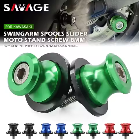 Swingarm Spools Slider For KAWASAKI Z650 Z800 Z900 Z1000 Z1000SX ZX6R ZX10R NINJA 650 400 Motorcycle