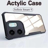 infinix Smart 9/infinix Hot 50i Model Shockproof Case Colored Edges Clear Back 9/infinix 50i